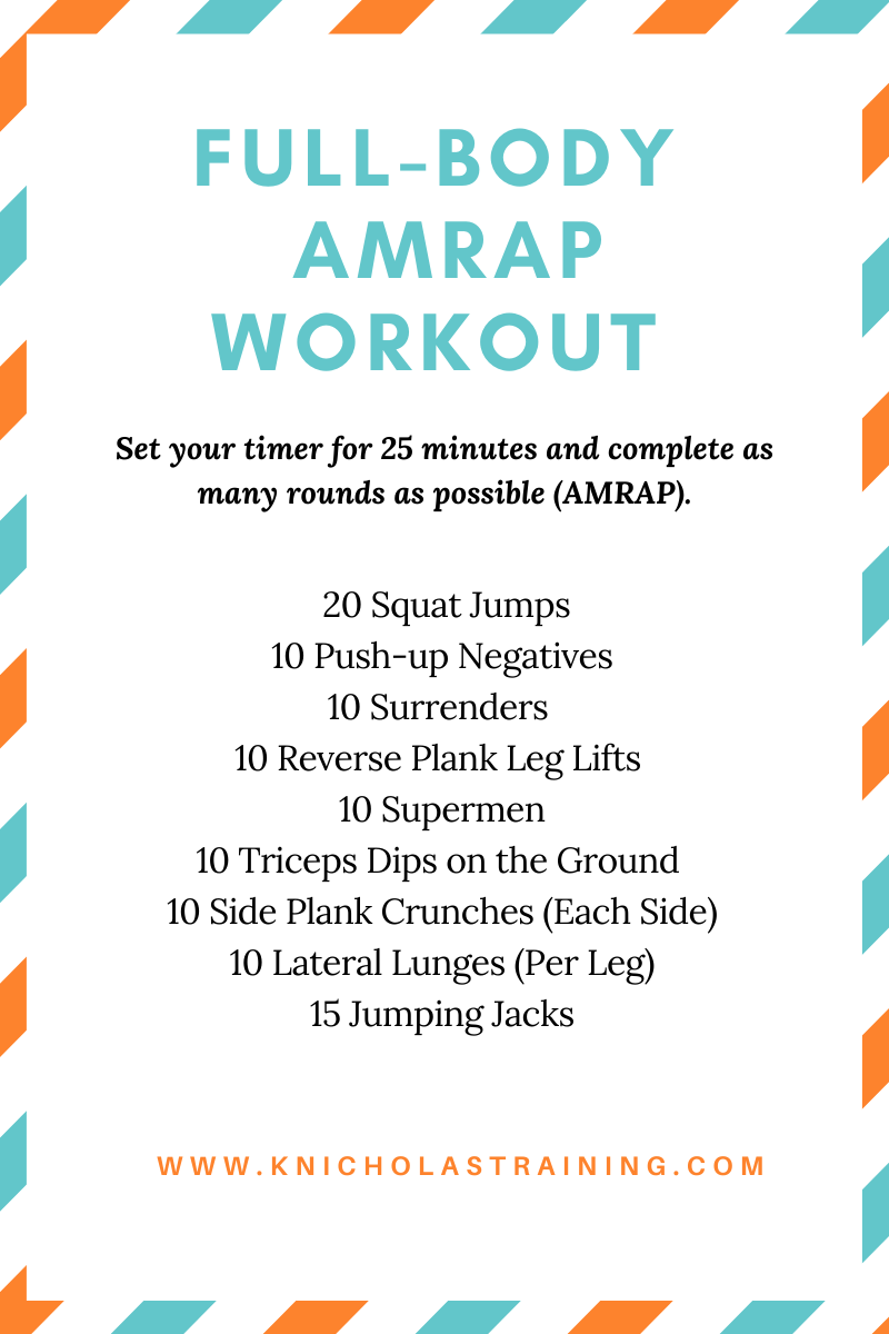 Full-Body AMRAP Workout