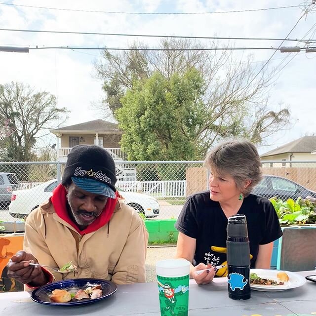 Hope to see you all tomorrow at noon for Grace and Greens! #okraabbey #graceandgreens #communitymeal #pigeontown #neworleans #communitygarden #givinggarden #gardenchurch #pcusa #1001nwc