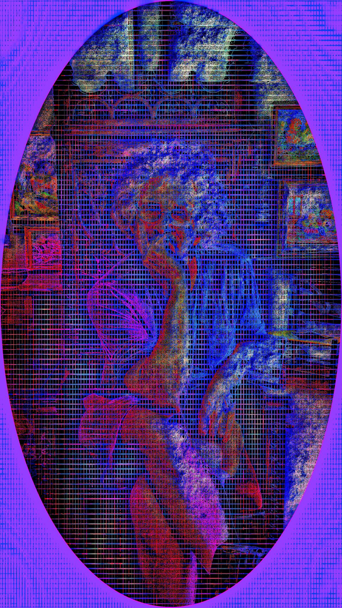 Self Portrait as Rodin's, The Thinker