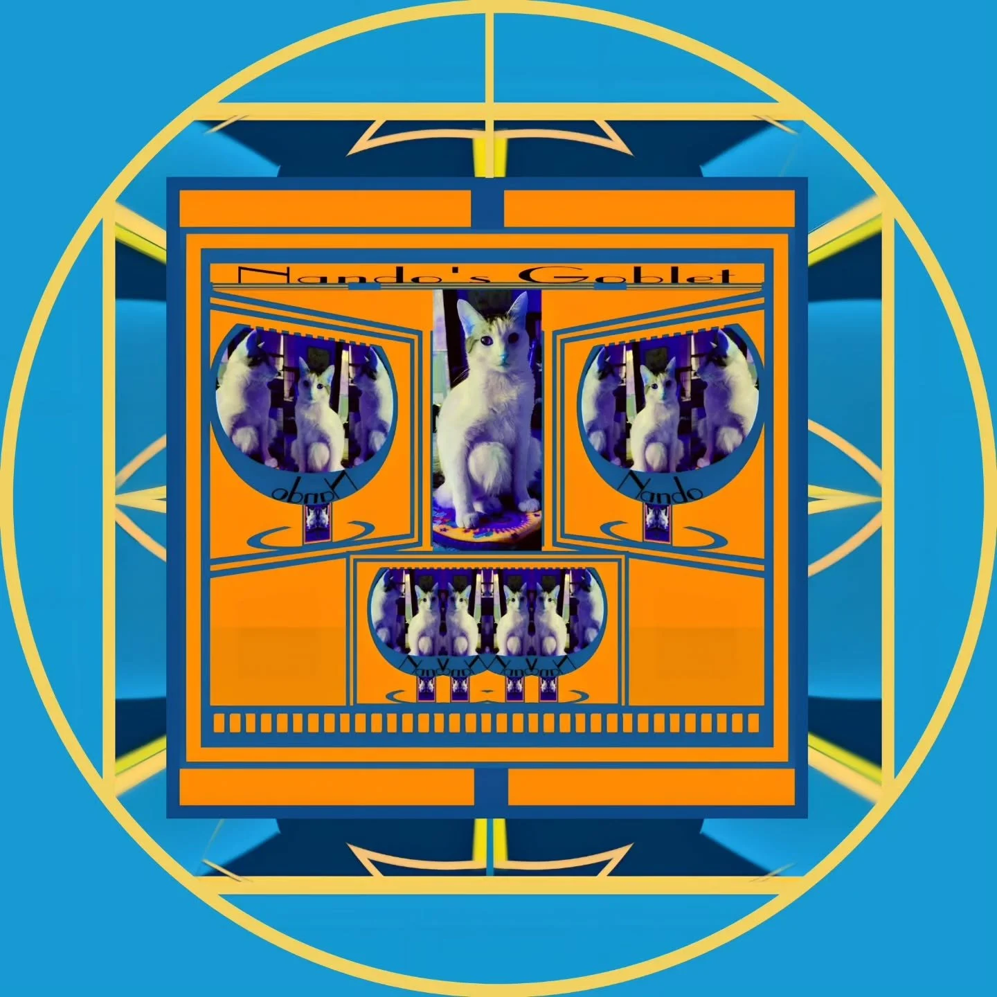 The Return of Nando's Goblet
#cat #blue #orange #ivory #nottrump