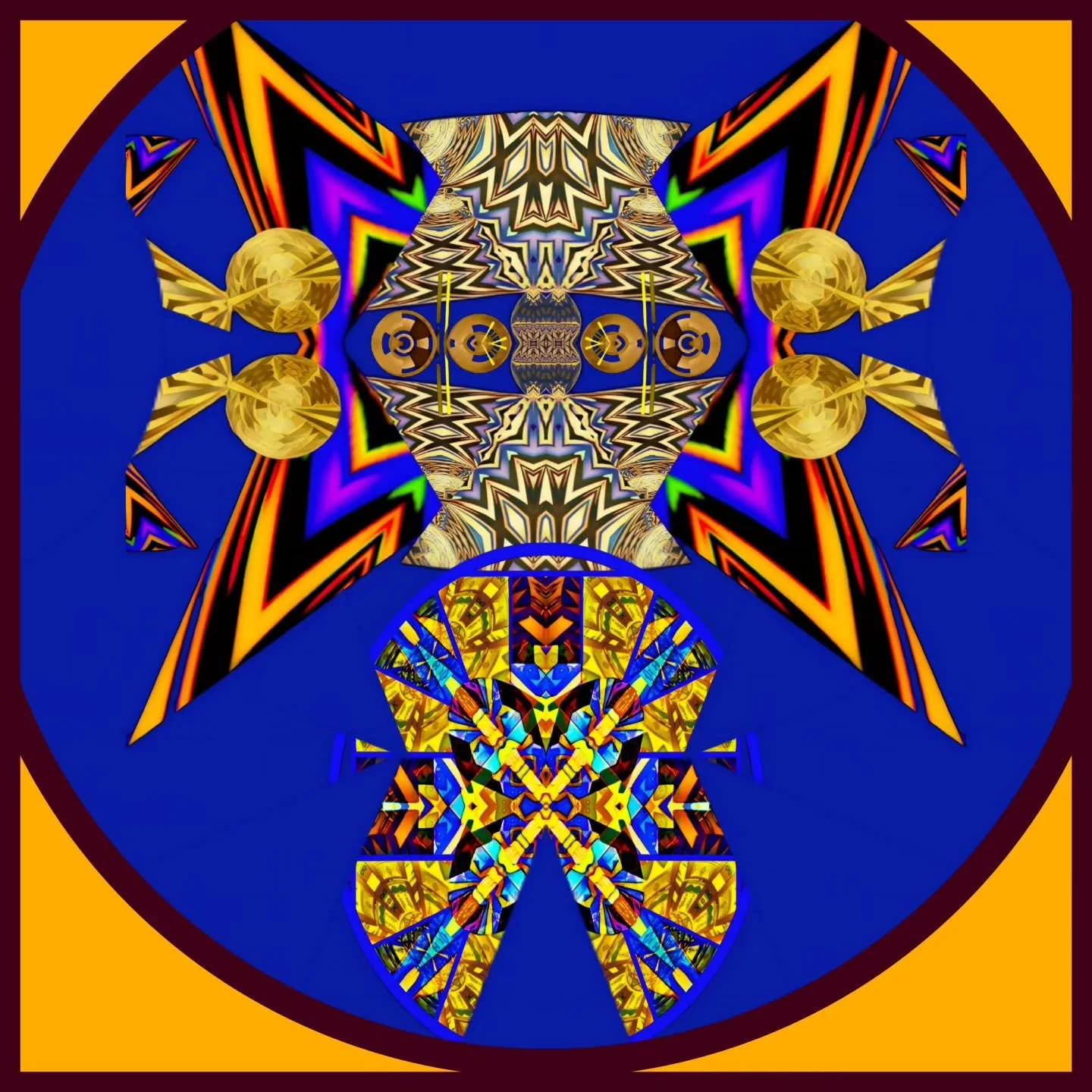 Rodomontade, Rigmarole, Razzmatazz 
#rodomontade #rigmarole #razzmatazz #blue #orange