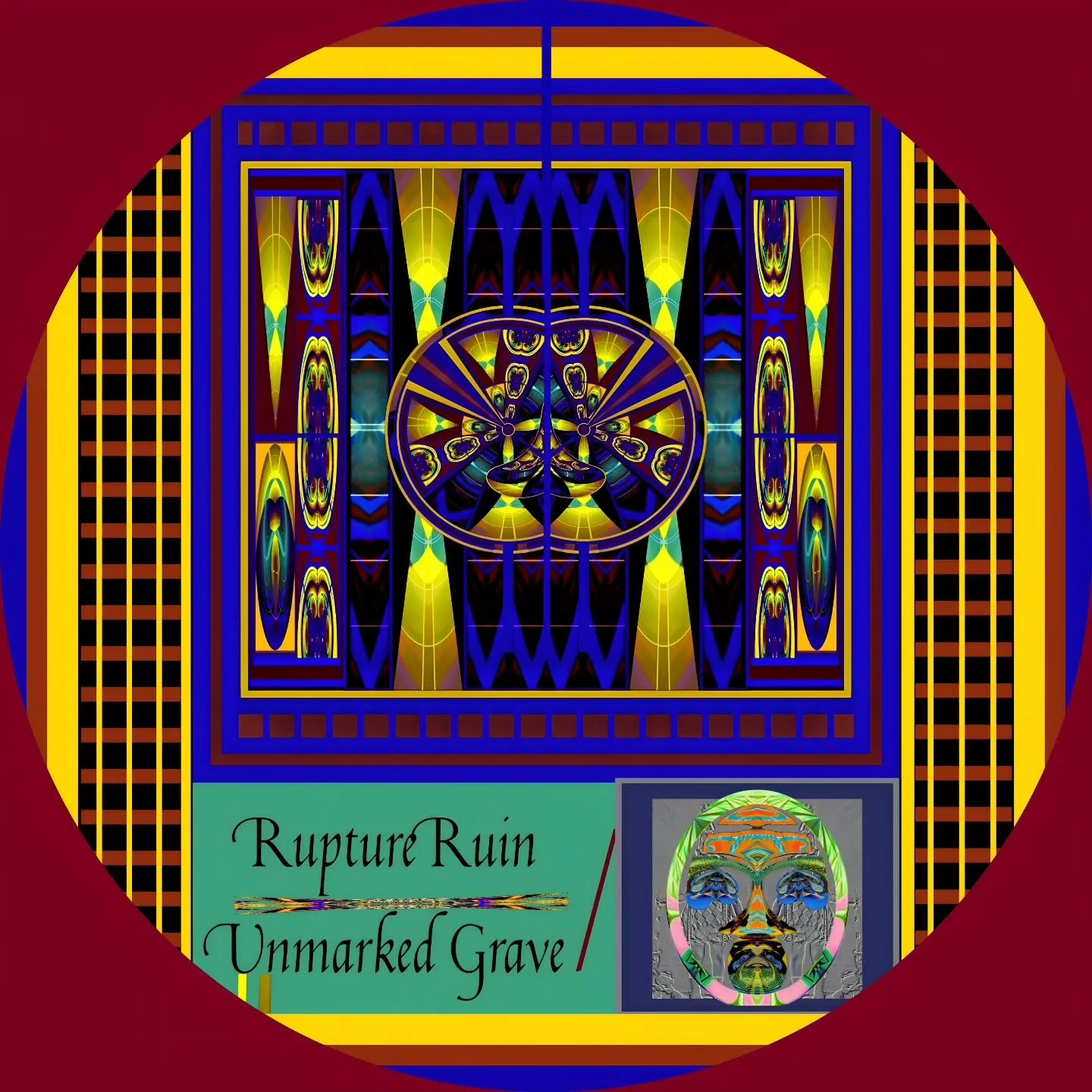 Rupture Ruin/Unmarked Grave: Self Portrait as Humpty Dumpty
#selfport #humptydumpty #copper #green #blue