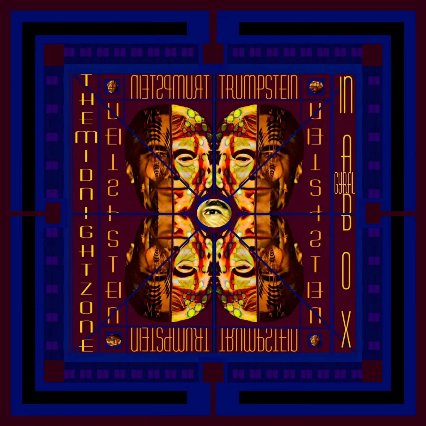 The Midnight Zone: Trumpstein Crooked Mona Lisa Smile in a Gyral Box
#midnightzone #blue #crookedsmile #trumpsteinfiles #monalisasmile