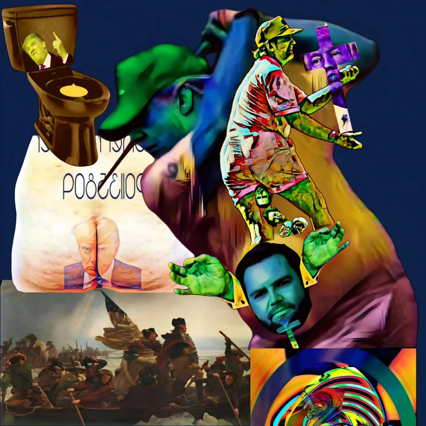 Trump Golfed While The World Burned 
#trumpgolf #death #Nero #blue #bonespurs