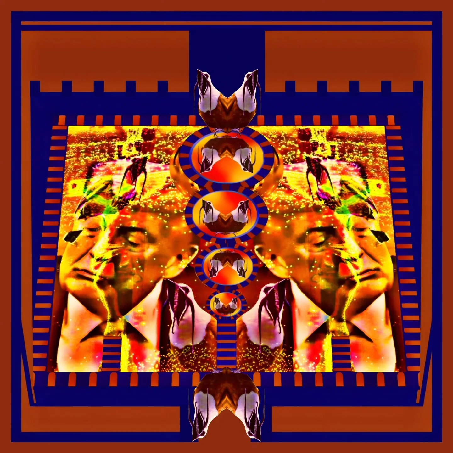 Dipshit Diptych: Three-Wattled Bellbird, Submerged Crucifix, and Piss Trump Asleep
#pisschrist #diptych #threewattledbellbird #trumptydumpty #dipshitdonald