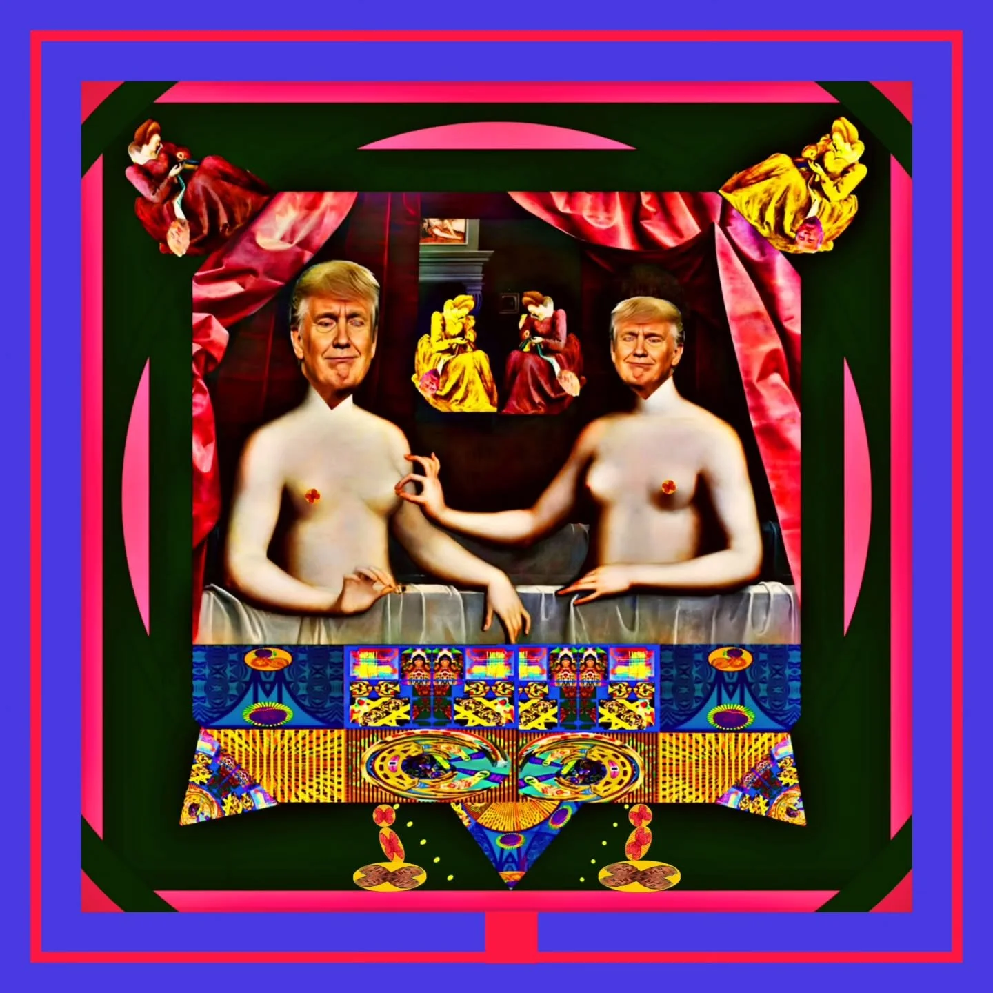 Paean for President Nipplebrain

Sarah Ransome, Epstein victim, "alleged that a girl Epstein had trafficked, known as Jen, told her she slept with Trump and described him as fixated on nipples and physically rough with hers." "Ransome 