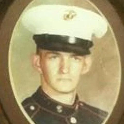 My stepfather in his military uniform.