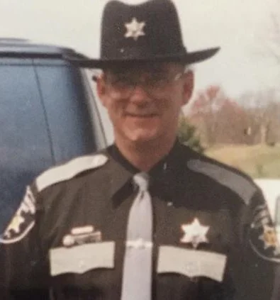My father in his sheriff's uniform.