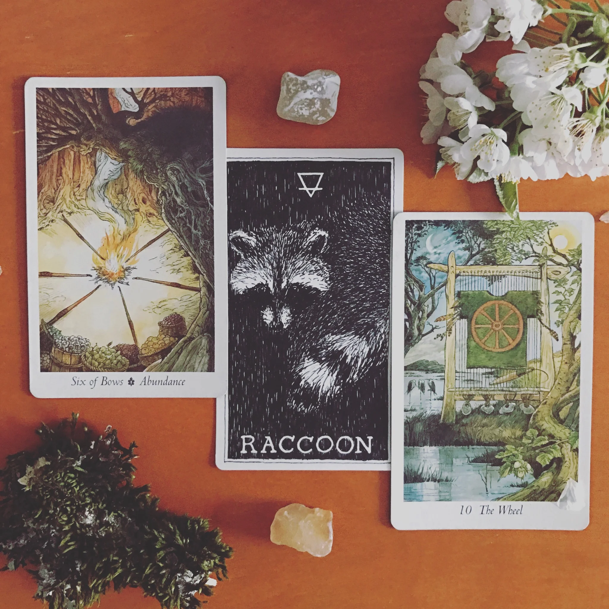 Full Moon morning blessings to you all. Are you ready for tonight’s full moon? She’s a powerful one and in my moon sign, so I’m sure I’ll be feeling it something fierce. If you are wanting extra lunar guidance and are a card slingin’ radical, check out my astrological interpretation and full moon spread I made for the specific aspects and alignments happening tonight/tomorrow! Today’s draw is a beautiful reminder and has me inspired to spend this full moon contemplating and reaching for the rewards that come with connecting to your creative soul and sharing your art with the world. We are being asked to take our art seriously, to give it our time and effort, to stand by it proudly, and work toward the rewards of abundance that come after doing the hard work. And the Wheel is here to remind us that though there are a plethora of excuses for not getting down with our creativity, the fact remains that we mold our life through every decision we make about how we spend our time. There is a lot that could be standing in your way: whether it is simply the pressure of days, your insecurities, your obligations, your energy levels, your mental health, your busy schedule… And then there’s everything that happens outside of ourselves that we have no control over. Yet, if we don’t make our creative expressions a priority and make time for them, then our art won’t manifest. And how heartbreaking that is for you and for the world. Do us all a favor and do some reorganizing or disciplining or whatever it is you need to do to take your creative soul seriously. Whatever else is this life for, really? Love and art is all. Blessed be.