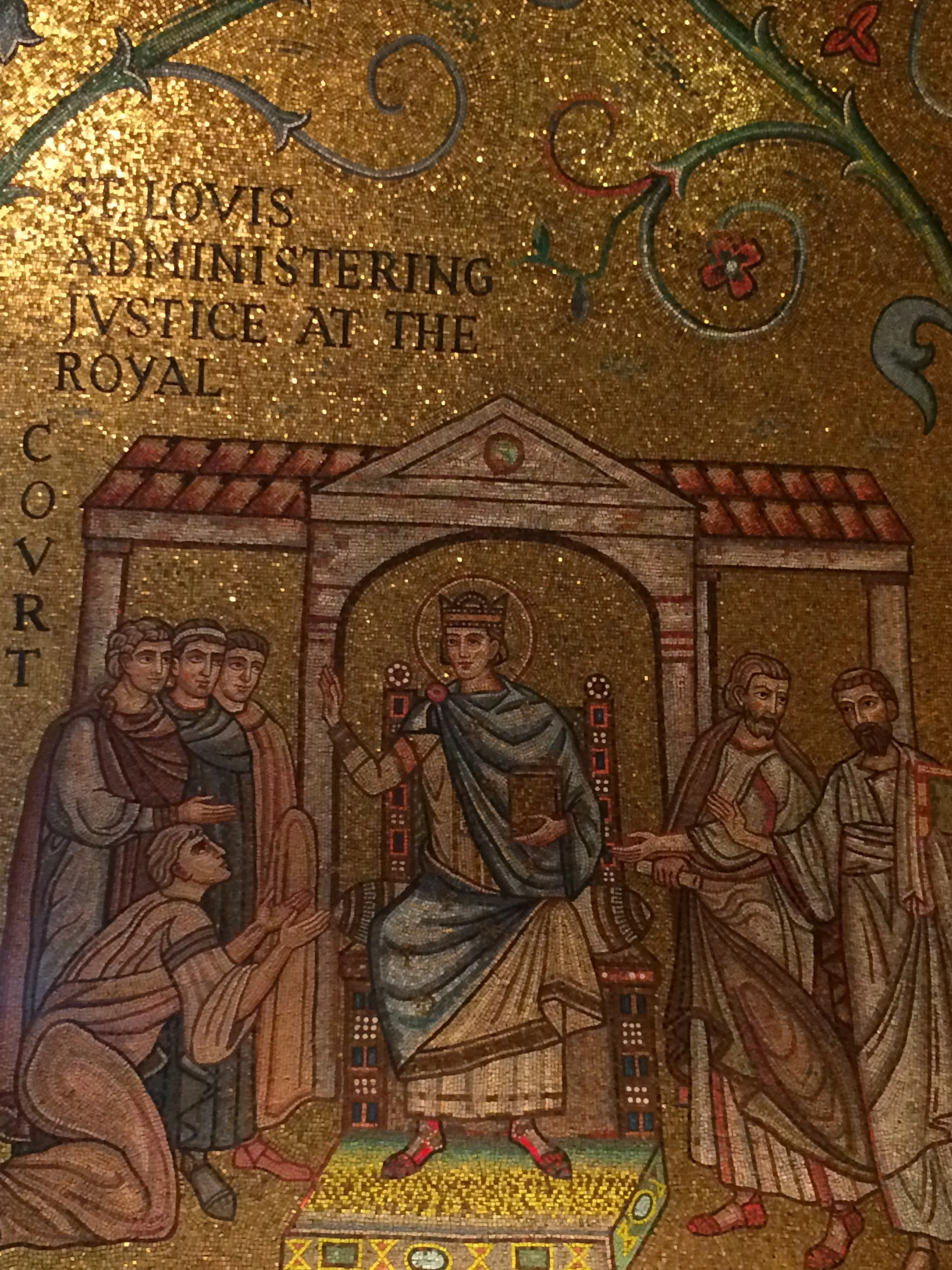 King Louis IX mosaic