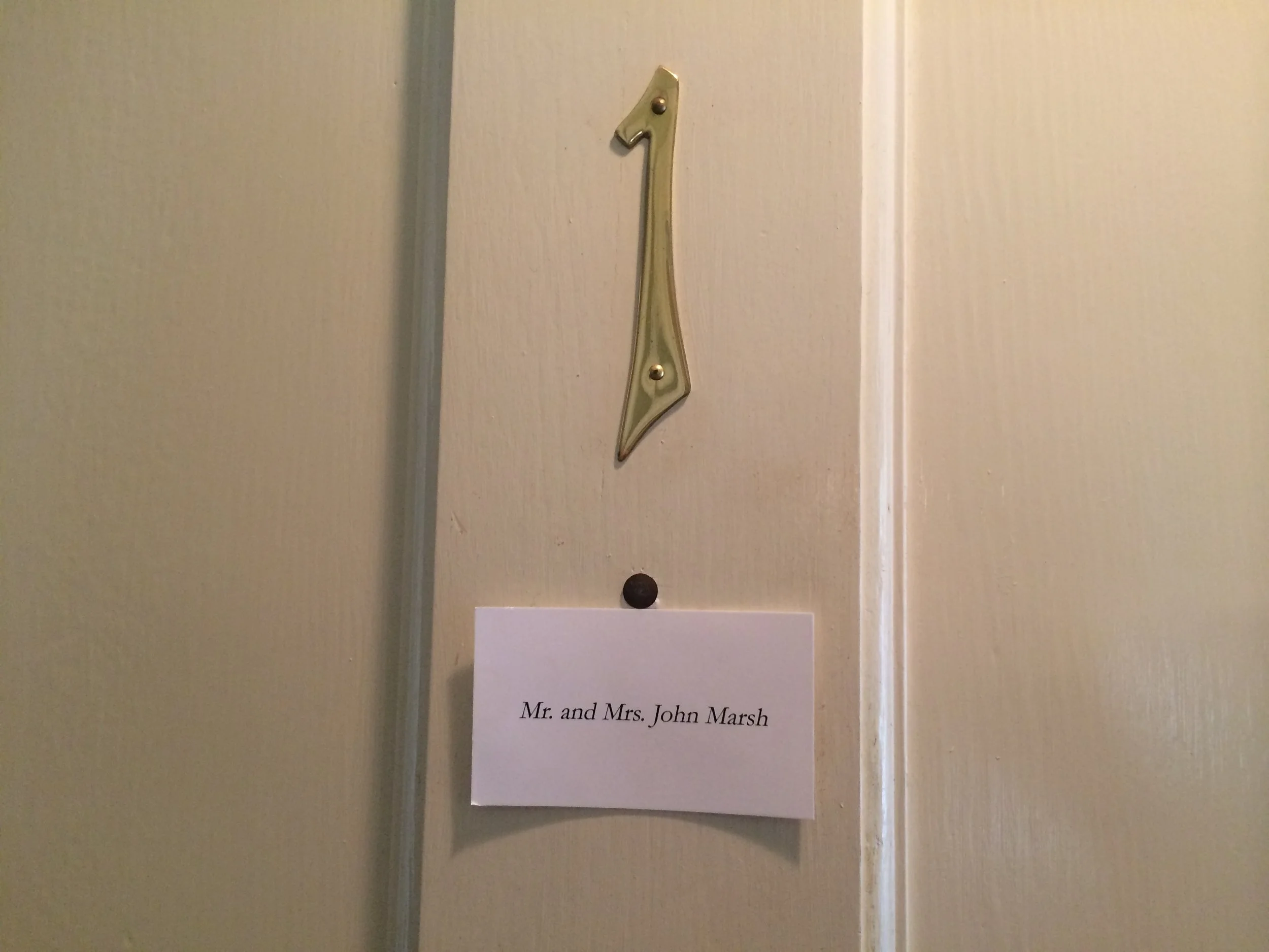 Entry into their unit. 