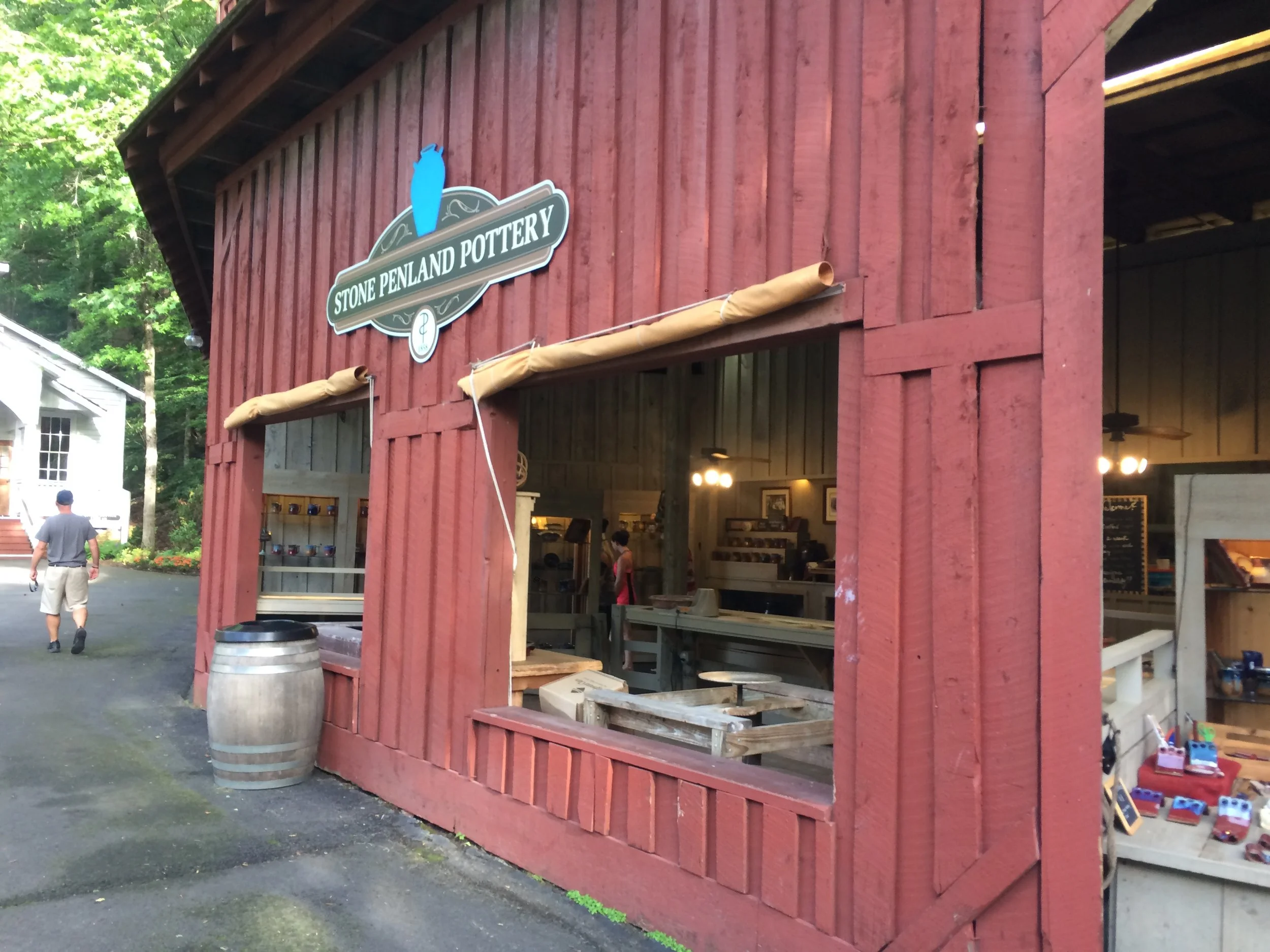 The pottery shop.