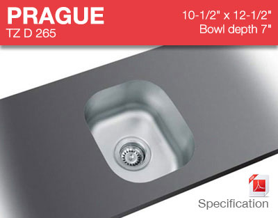 Sink for kitchen topzero Hypnos hp860.500.15 (possibility of