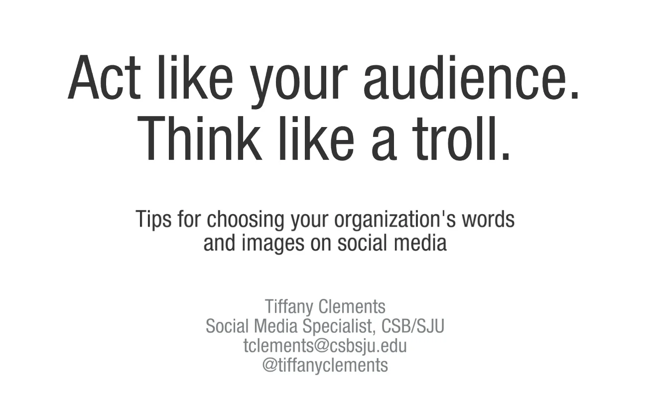 Social Media Audience Strategy