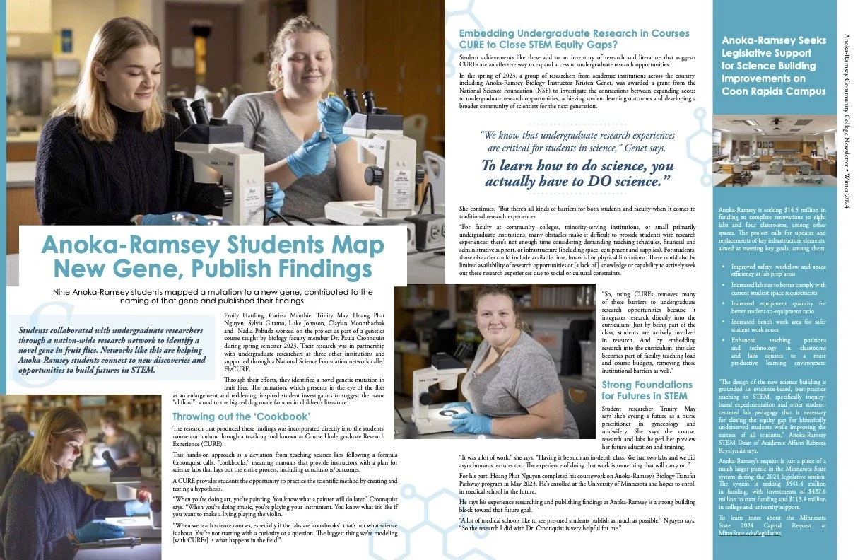 Anoka-Ramsey Community College Newsletter, Winter 2023