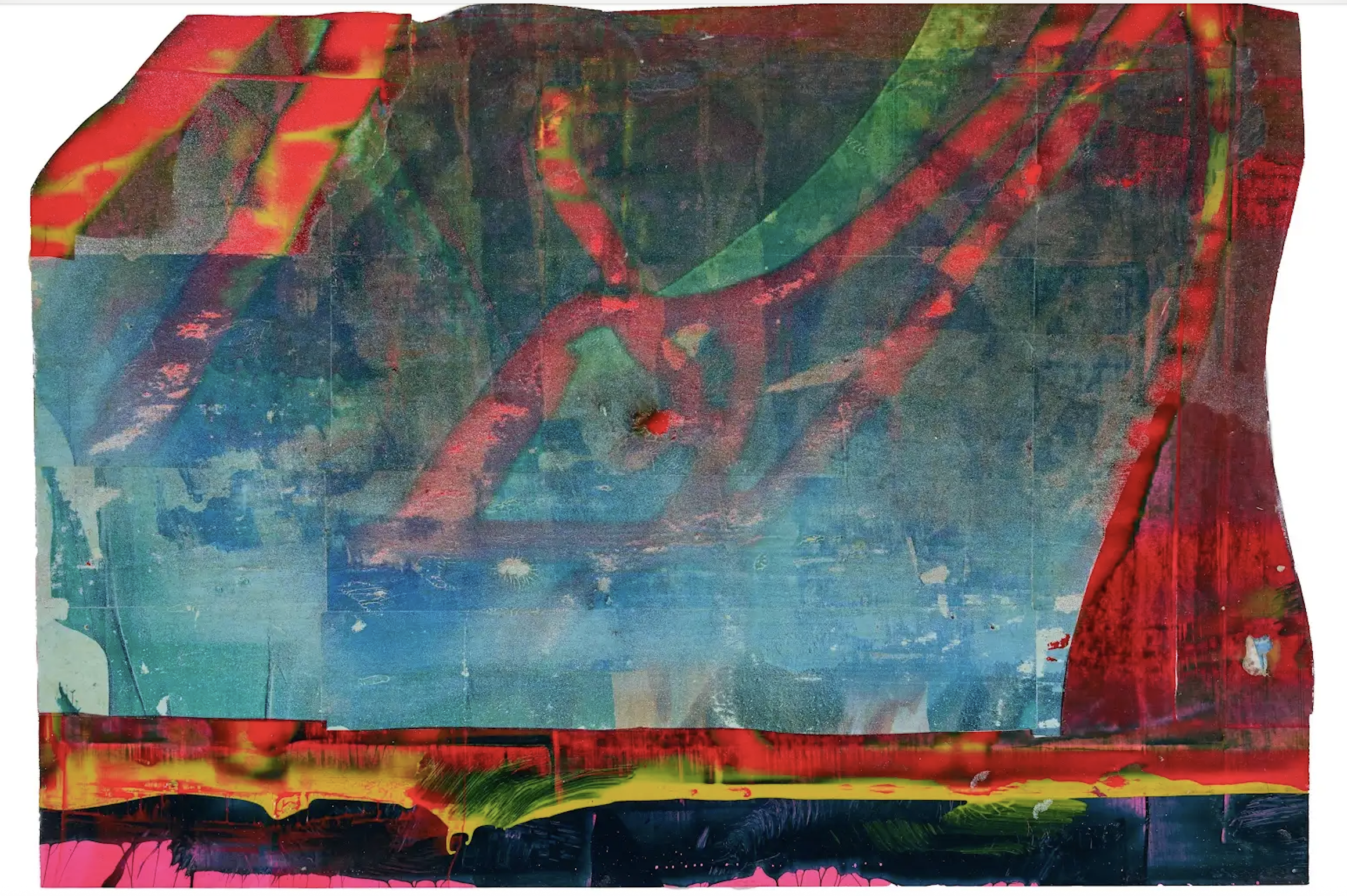 Detritus Painting 7 (The Ferry to Stockholm)