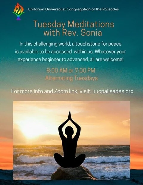 UUCP Tuesday Meditations with Rev. Sonia