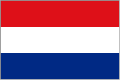 The national flag of the Netherlands