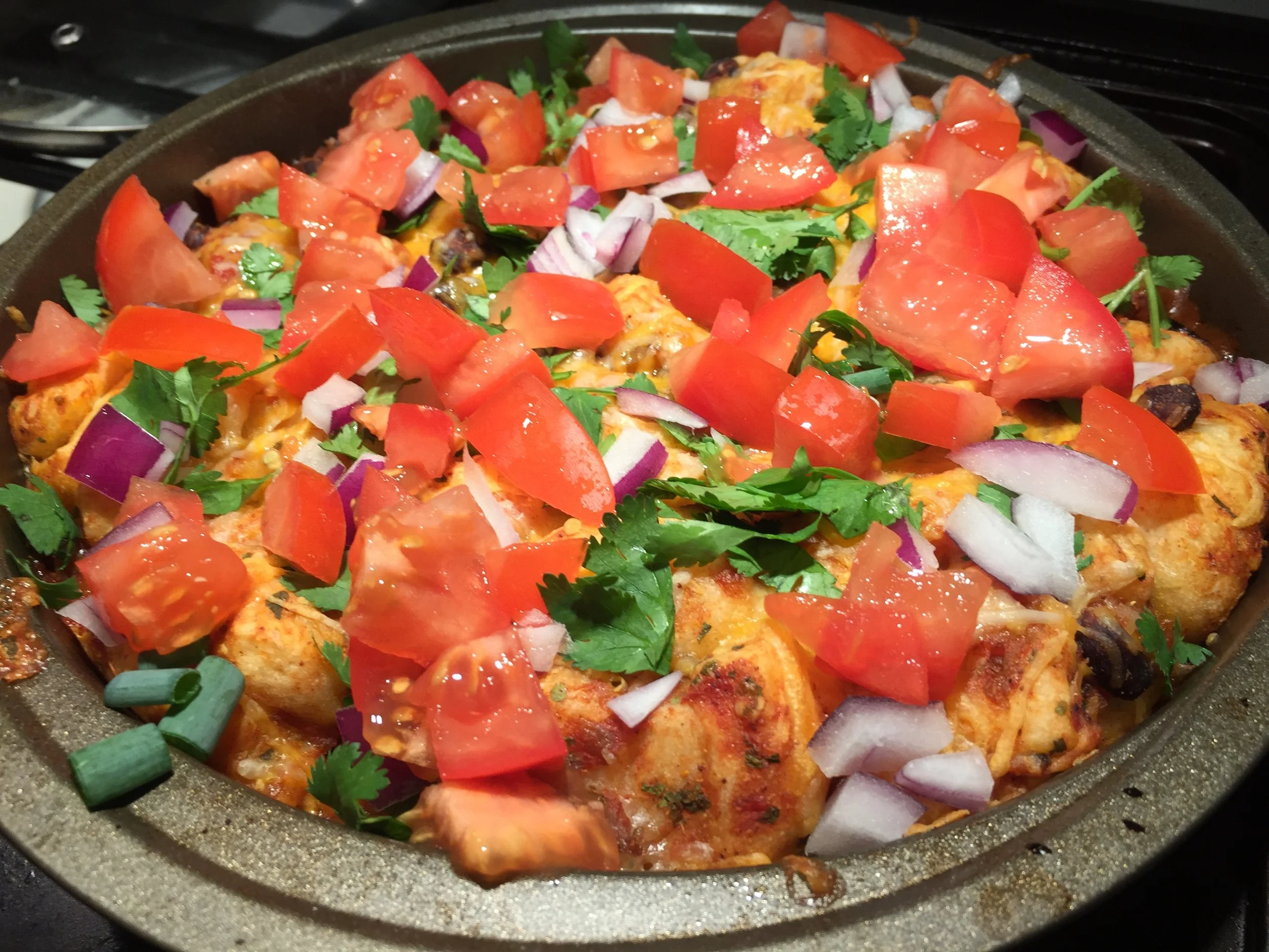 Light Family Favorites: Mexican Pull-Apart Pizza