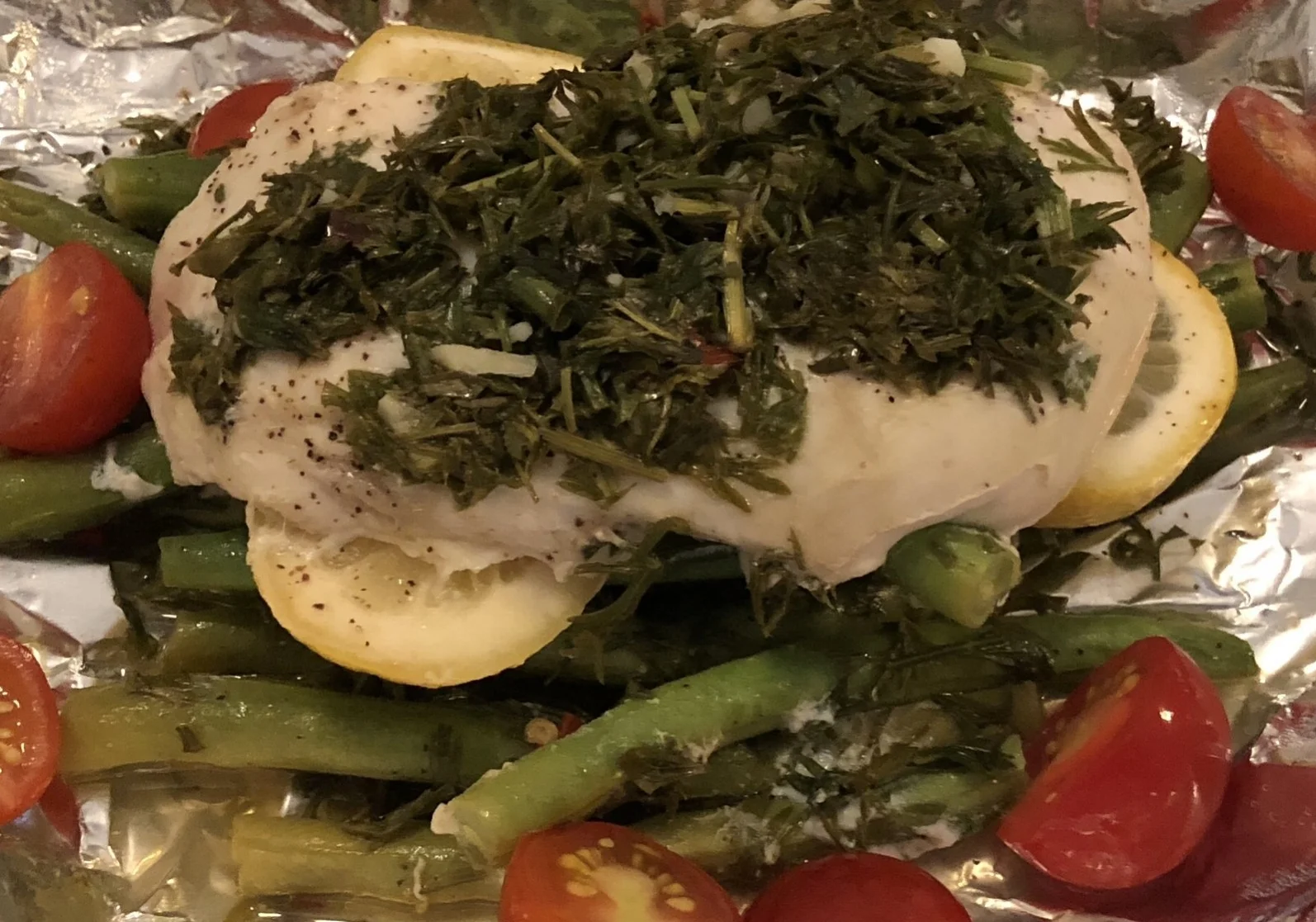 Foiled: Lemon Herb Chicken Packets