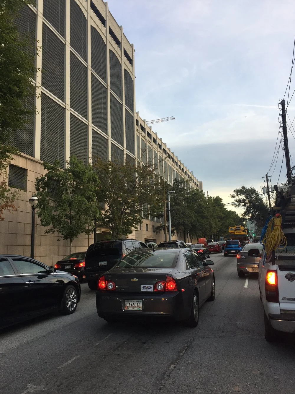 Another lovely afternoon...stuck in rush hour. (Photo by Author)