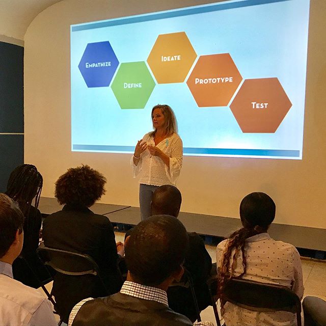 Our Design guru Ms. Deisley kicked off our Capstone presentations today with a little intro. Then our 7 groups of fellows positively ROCKED it!