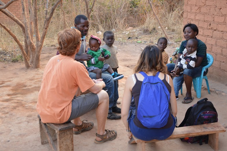 Katibunga - Joseph Interacting with Villagers.JPG