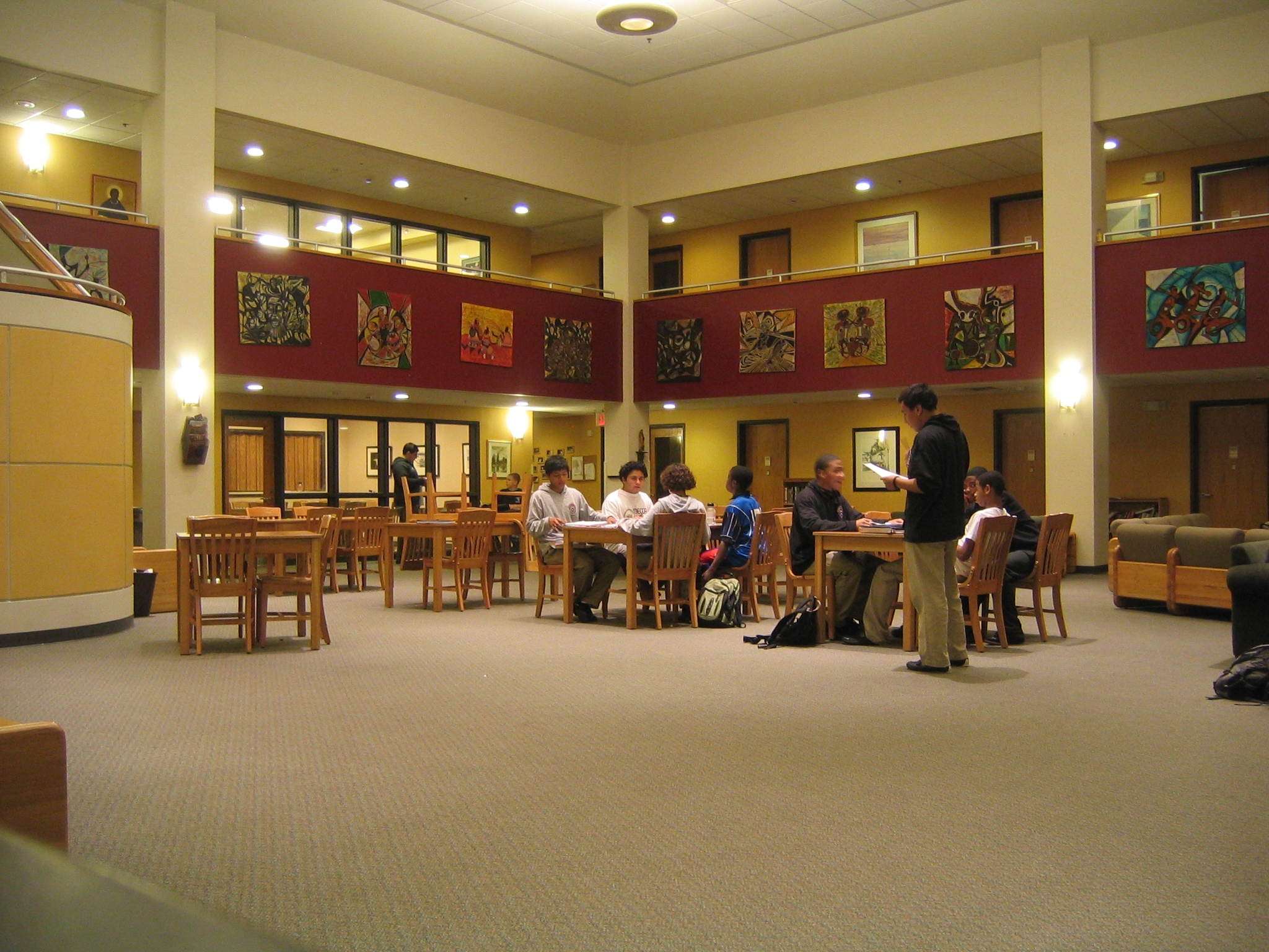 BVC Newark 2006 Study area at St. Benedict Prep.JPG