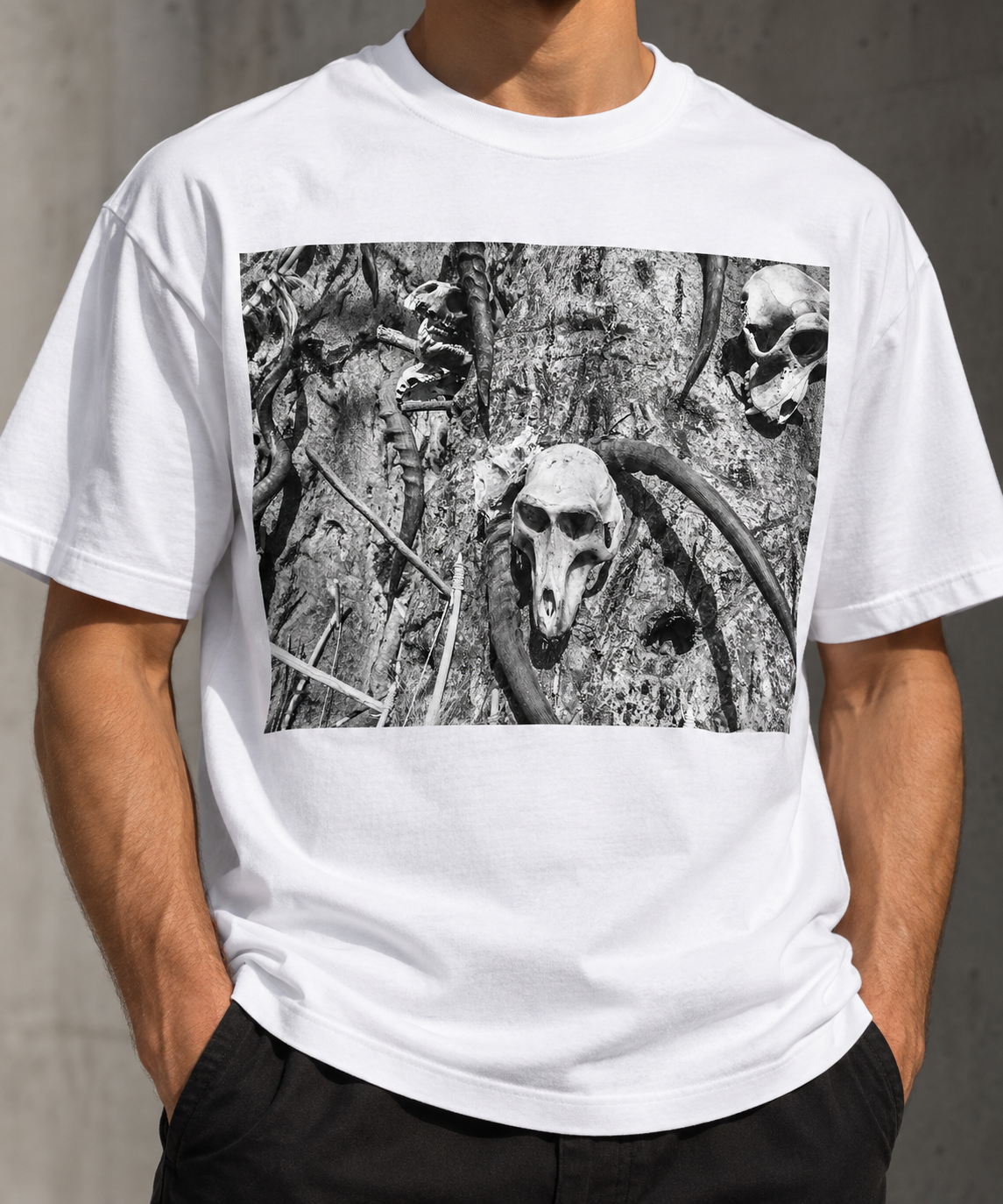 Skull and Horns Graphic Tee.png