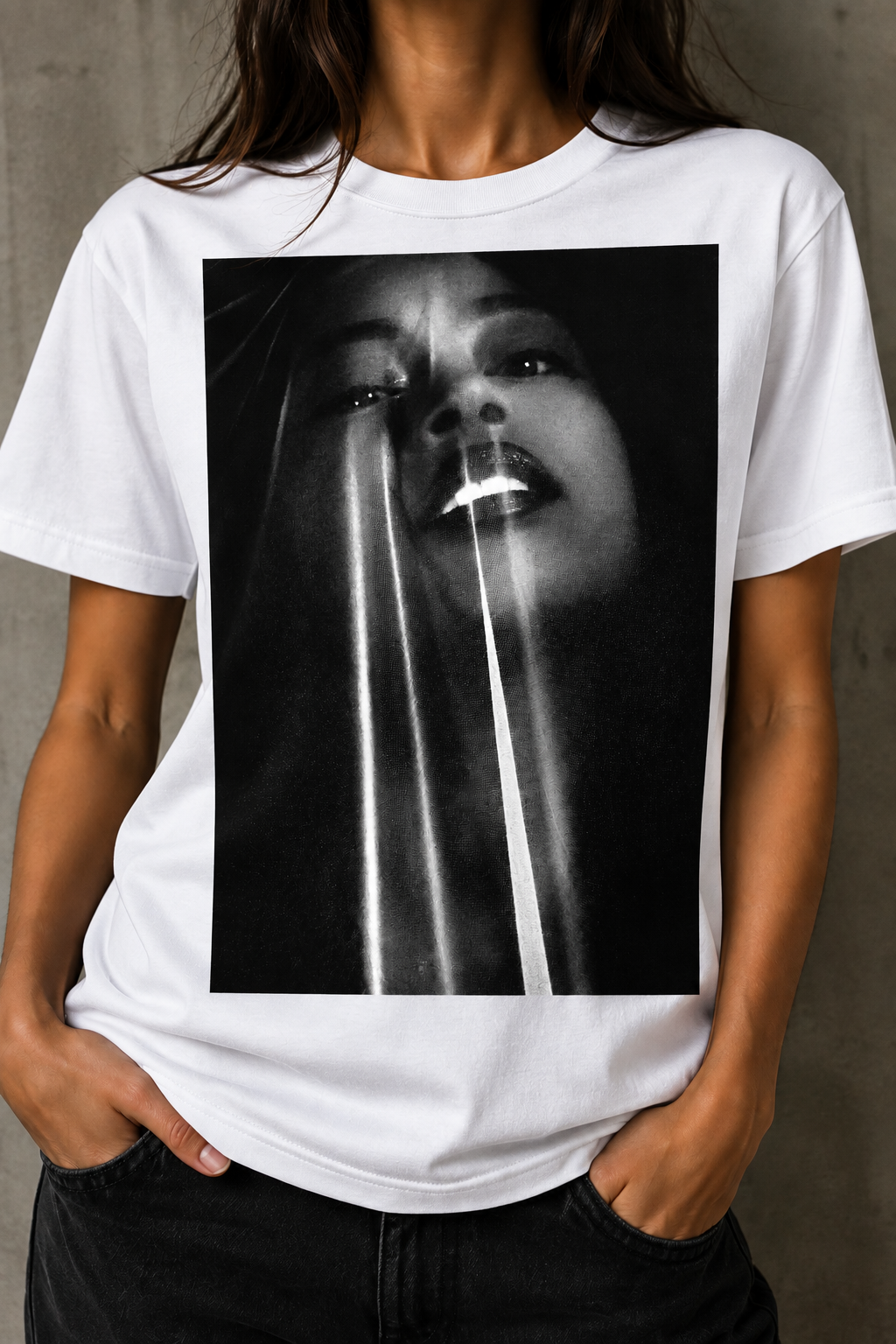 Monochrome Portrait Graphic Tee.png