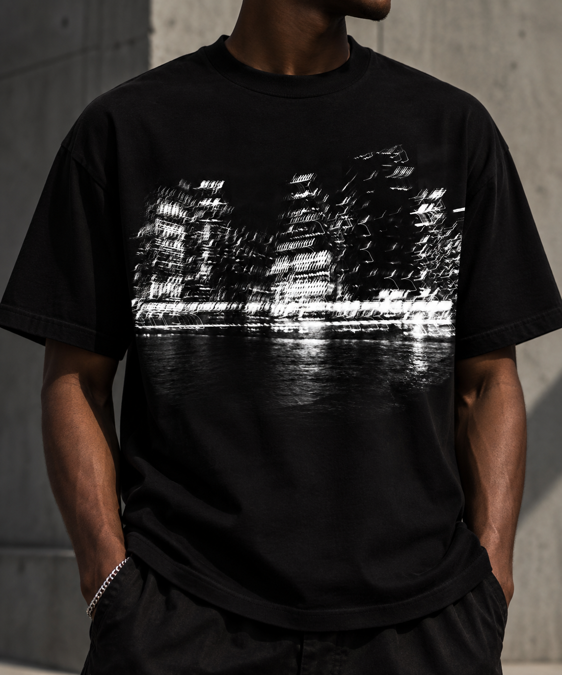 Monochrome City Lights Streetwear Portrait.png