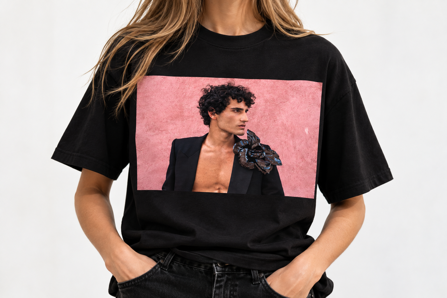 Black Graphic Tee Fashion Portrait.png