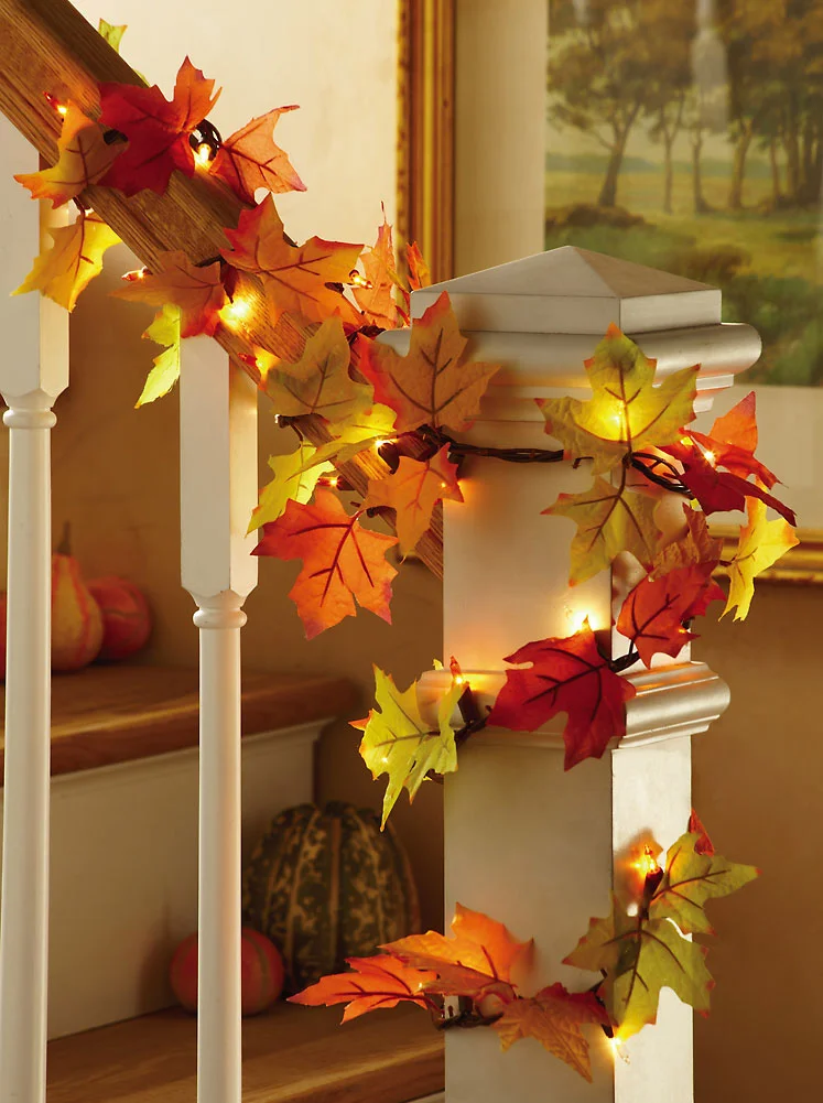 Making Gratitude Garlands