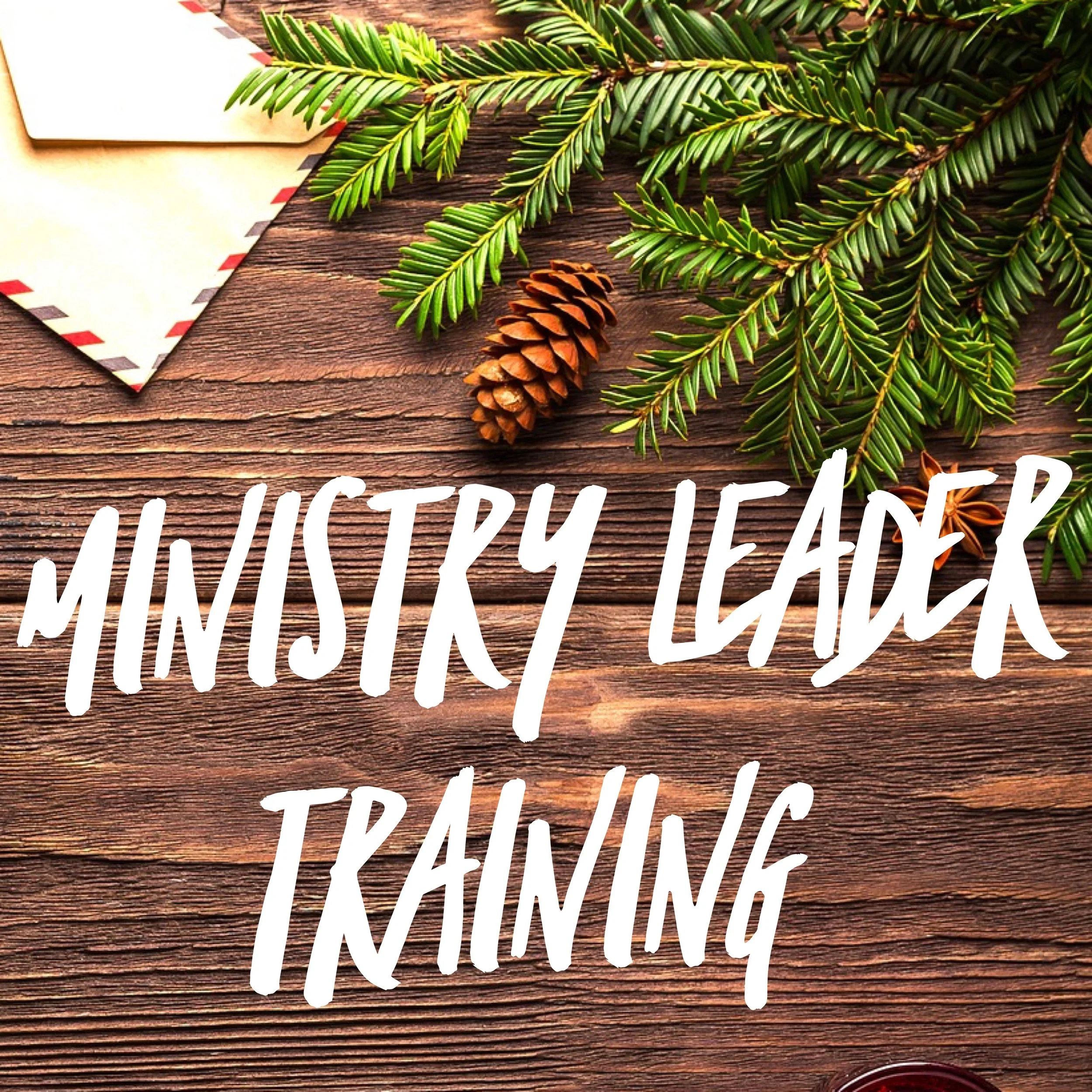 Ministry Leader Training