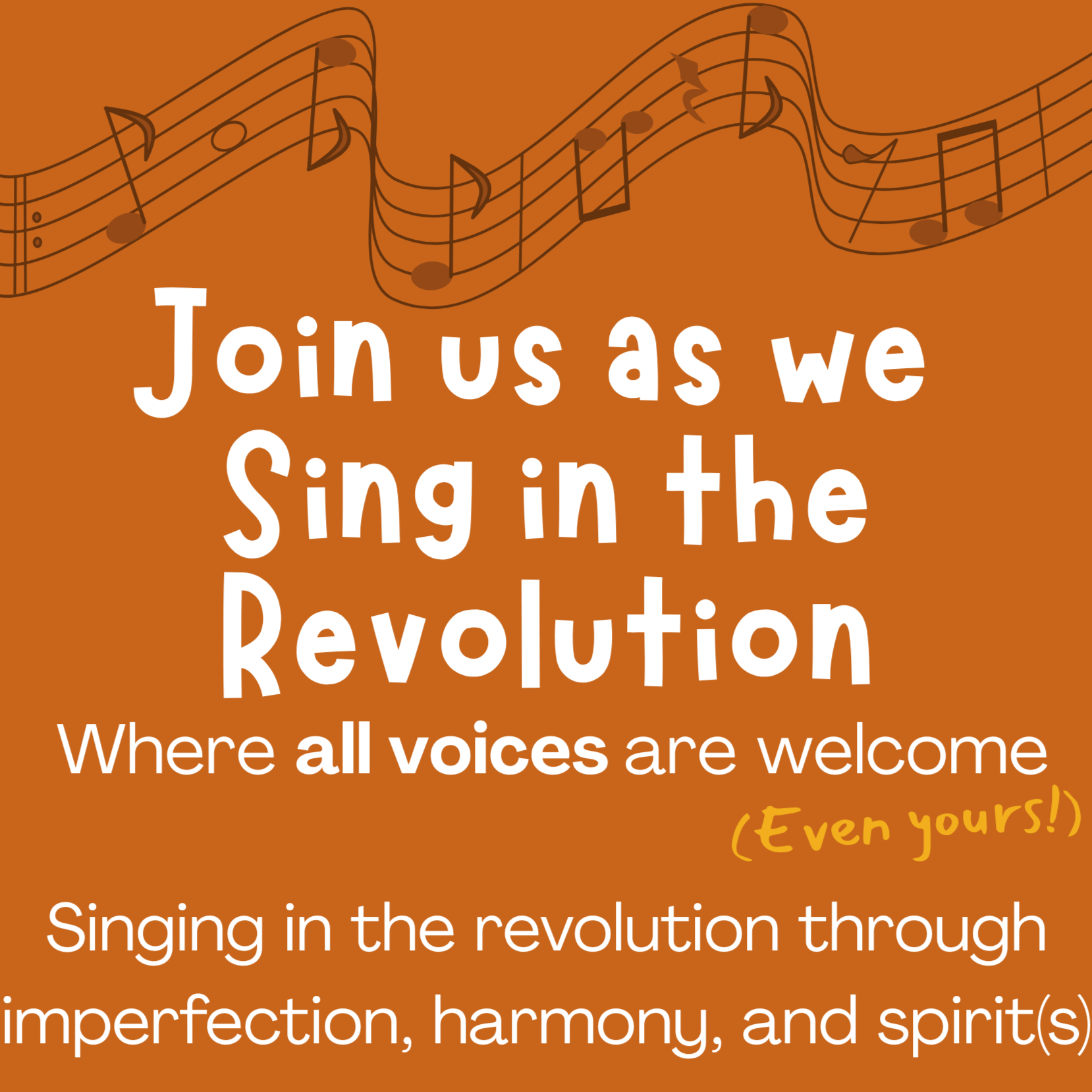 Singing in the Revolution!