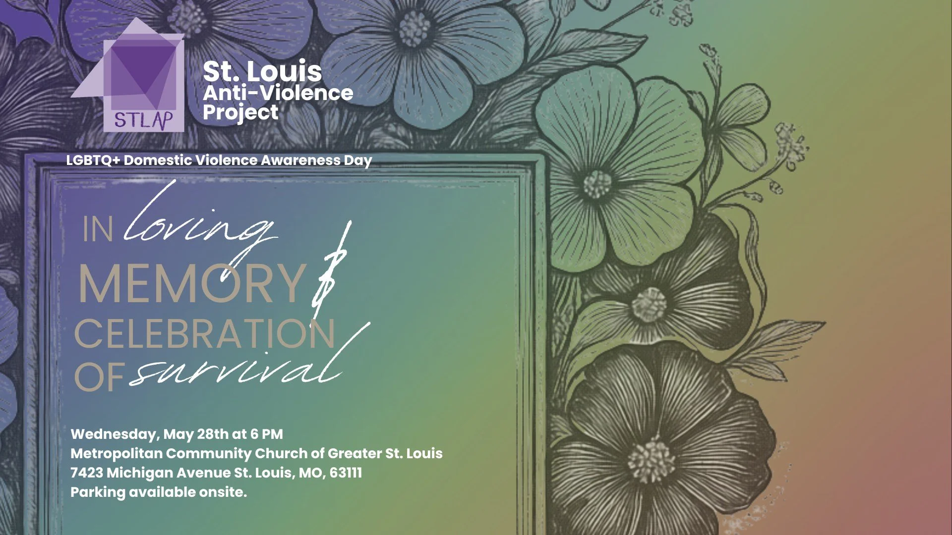 LGTBQIA+ Domestic Violence Awareness Memorial Day 