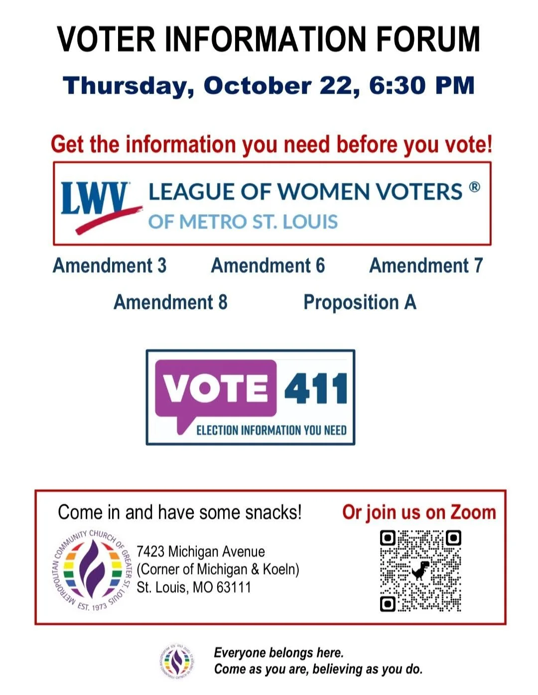 Voter Information Forum