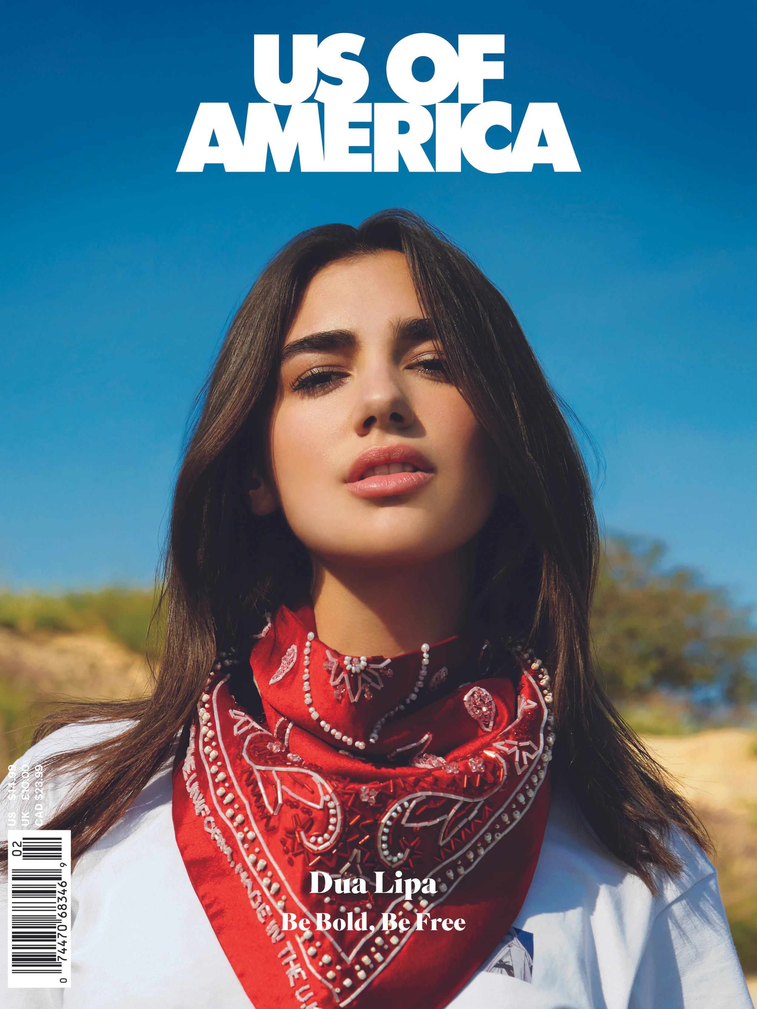DUA LIPA US OF AMERICA COVER