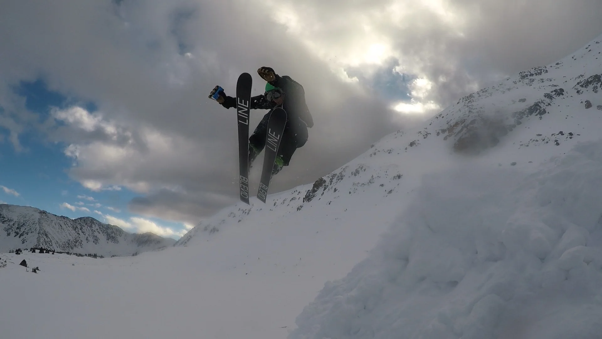 March Powder Skiing Elk Knob, NC 