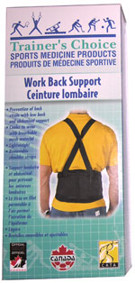 WORK BACK SUPPORT