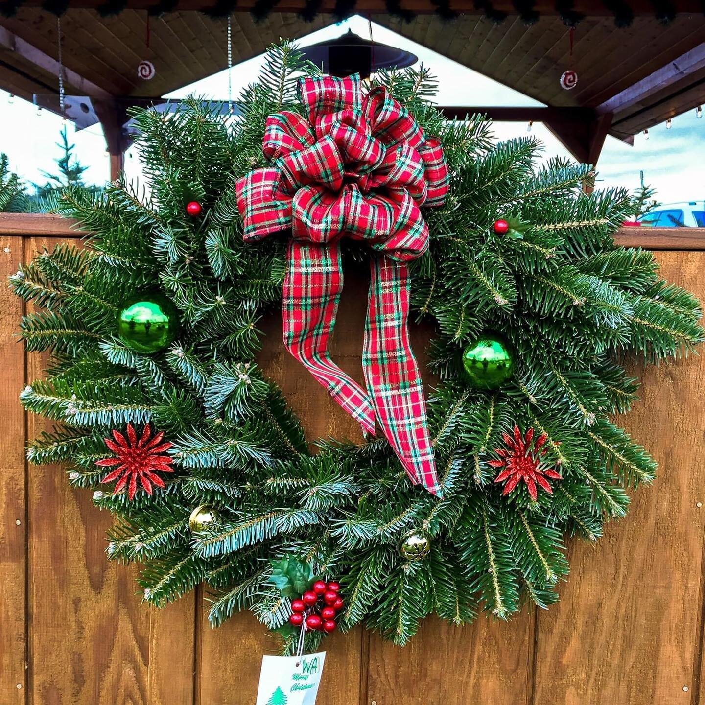 NEW! Organic Wreaths! Buttonwood Farm is excited to announce the addition of  WSDA-certified organic wreaths! We make them by hand, fresh and on-site, with our farm-grown organic Christmas tree greens. You're already getting the freshest, most enviro