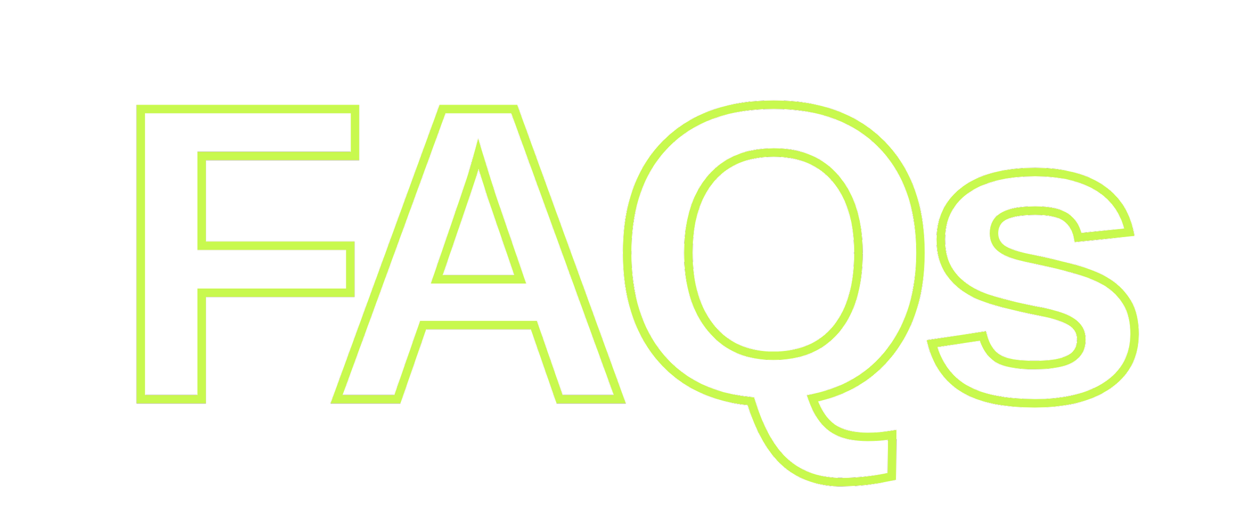 Neon sign with the word "FEARS" outlined in bright green against a black background.