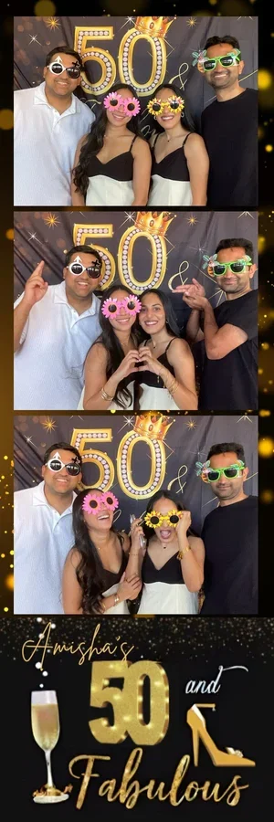 50 year Birthday Celebration photo booth in Albuquerque