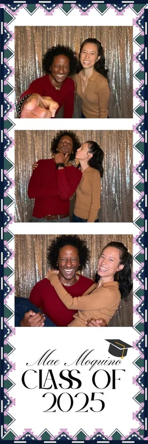 Graduation photo booth setup in Santa Fe