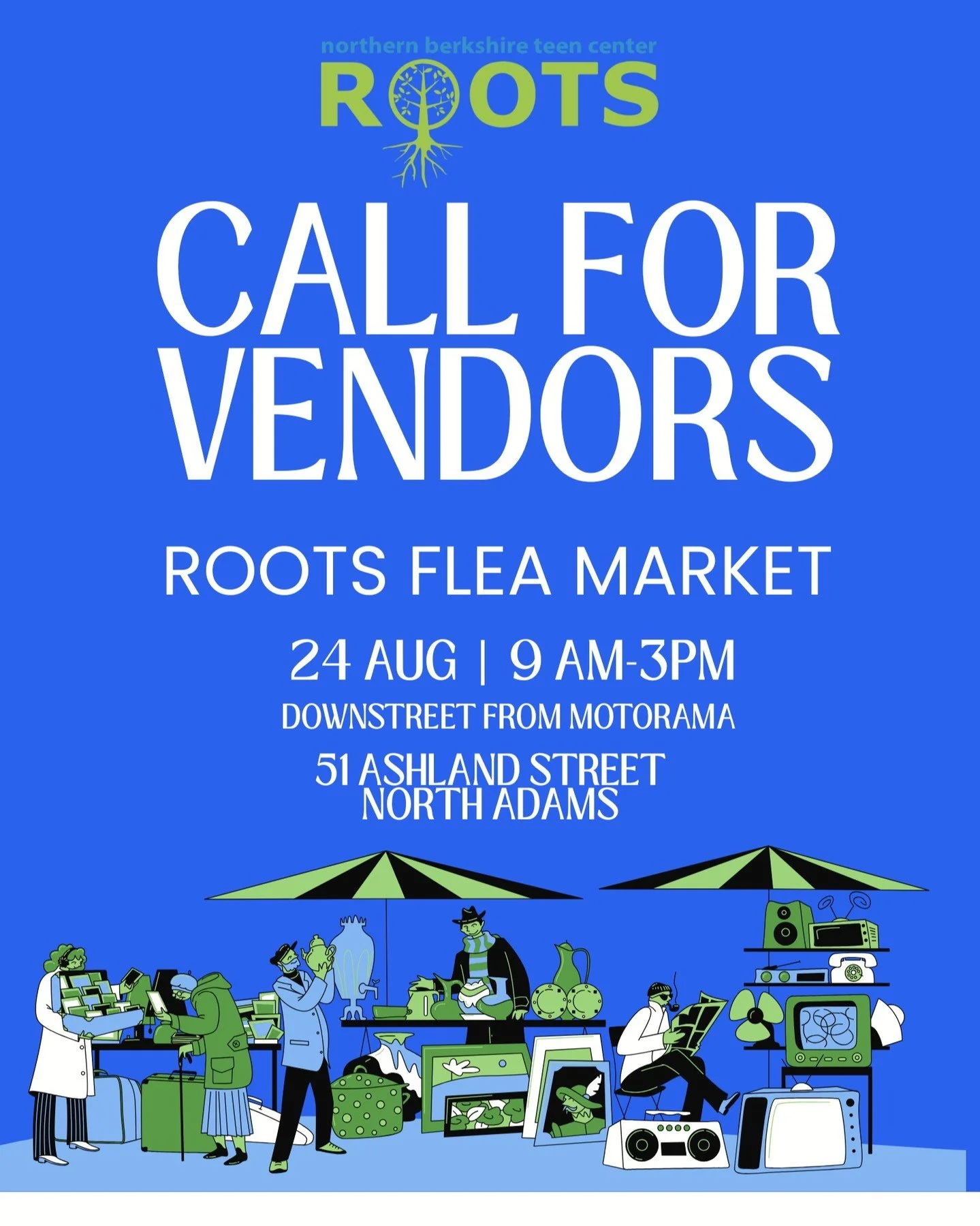 Are you a vendor, maker or artist looking for an affordable place to offer your wares? ROOTS is gauging interest from vendors in a flea market down the street from Motorama on Sunday, August 24th.

For more information and to express interest, visit 