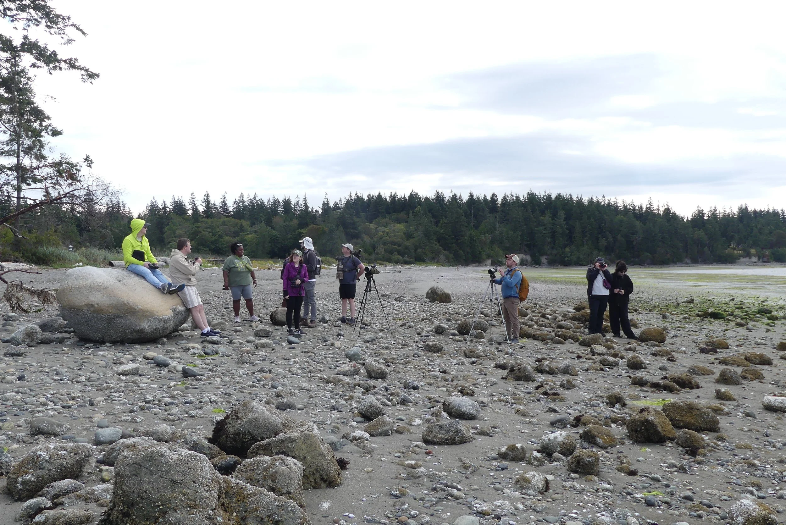 Field Trip Recap: Let’s Go Birding Together at Foulweather Bluff Preserve