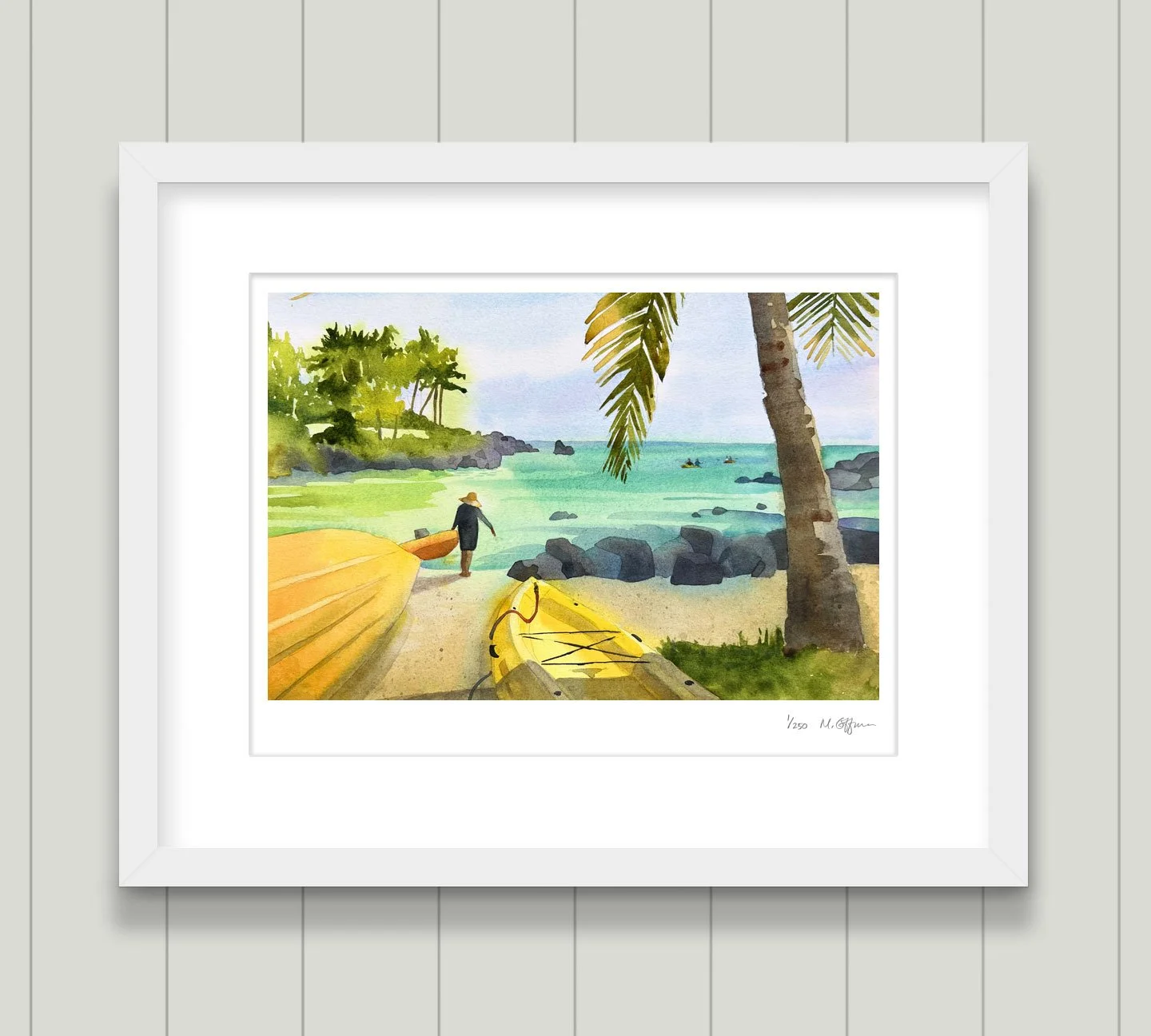 Kealakekua-Bay-Push-Out-White-Framed-Print-Watercolor-Updated-Size-2026.jpg