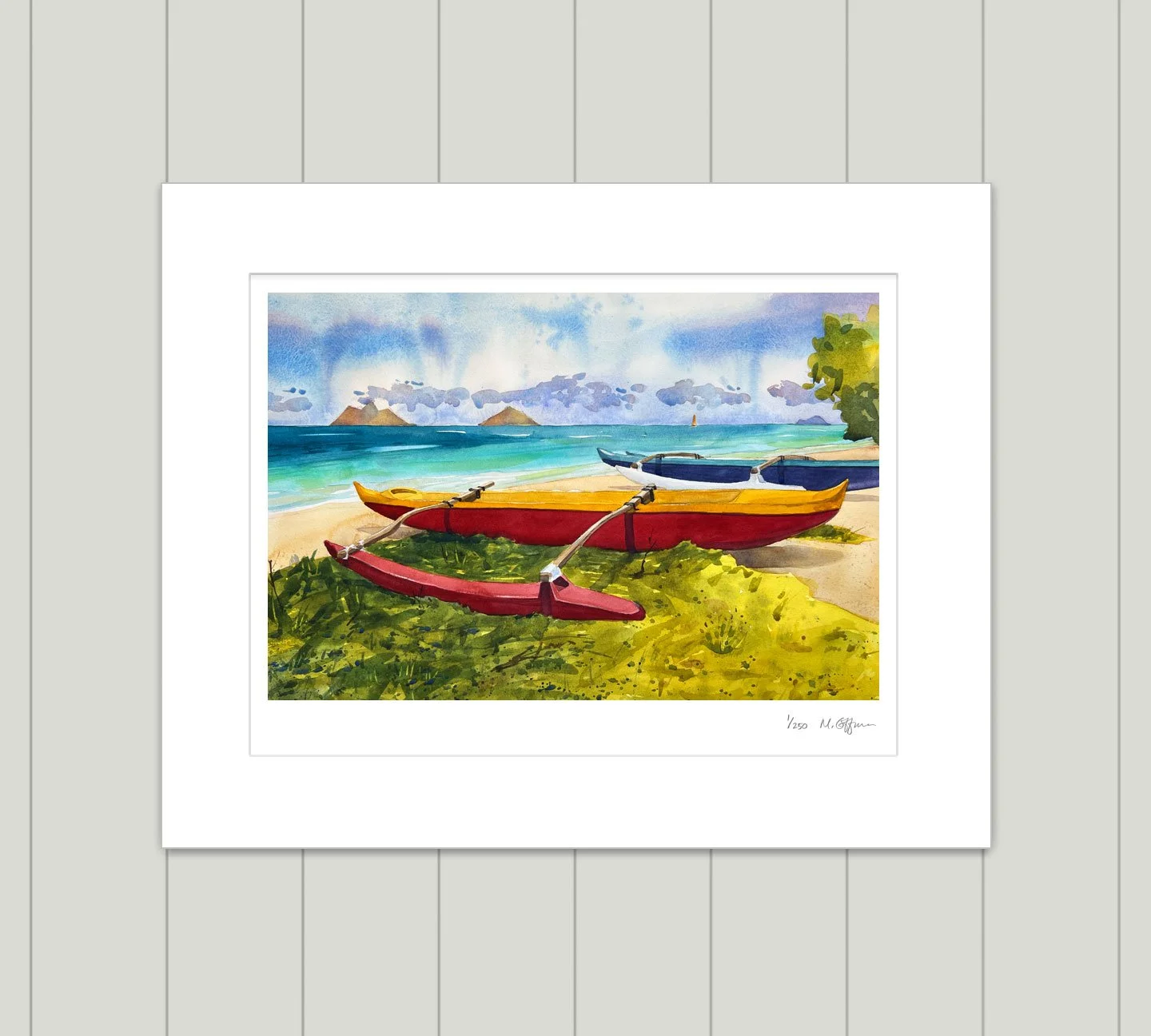 Two by Two Lanikai Print