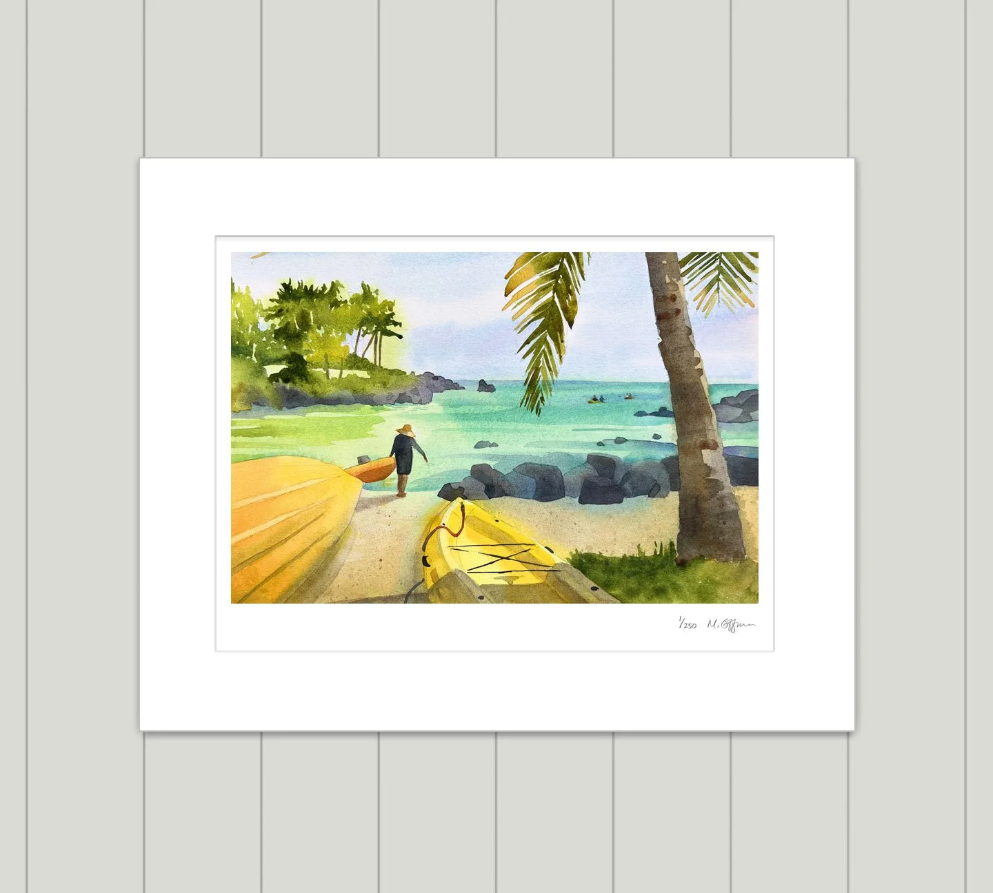 Kealakekua Bay Push Out Print