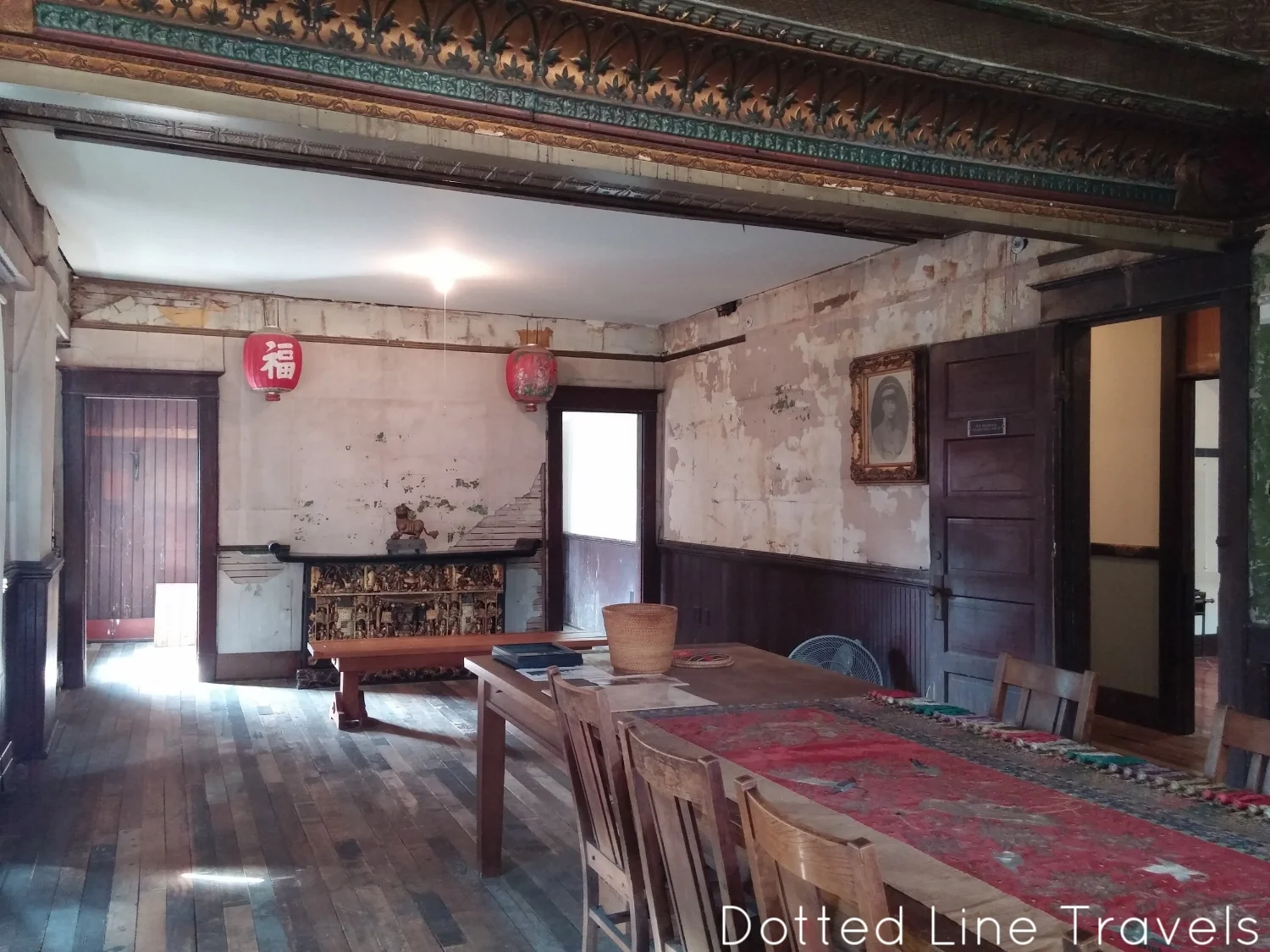 Inside the Chinese Family Association meeting room